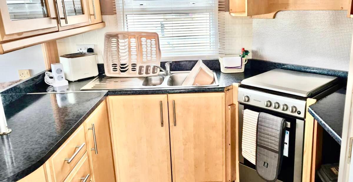 Wrights Retreat 4 Lunan View St Cyrus Caravan Park Saint Cyrus المظهر الخارجي الصورة